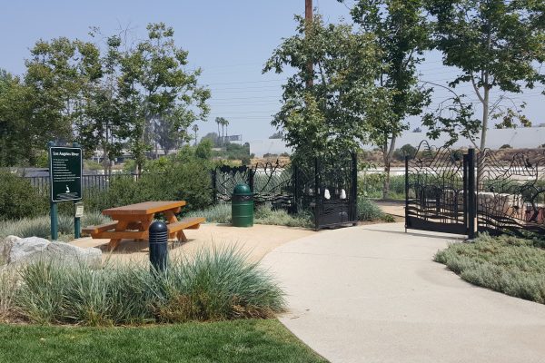 Photograph of Lewis MacAdams Riverfront Park, Los Angeles.